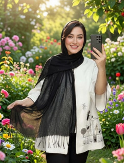 شال مریمی مشکی